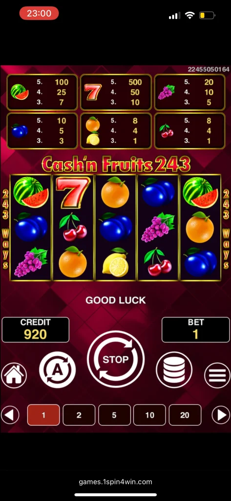 1xbit casino game