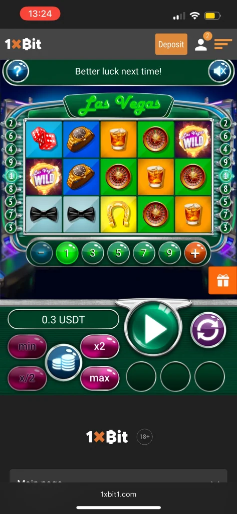 1xbit casino game