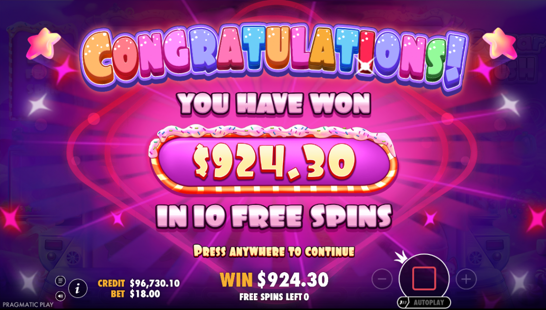 Sugar Rush Slot