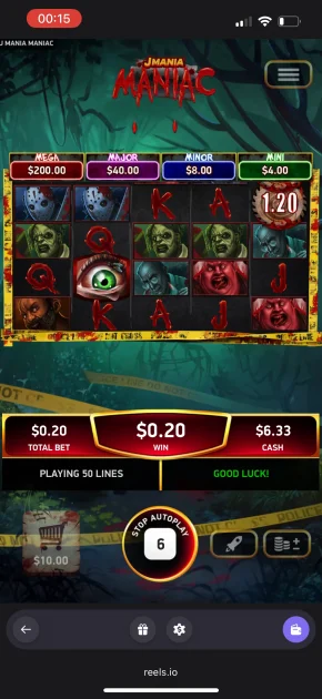 Reels.io casino game