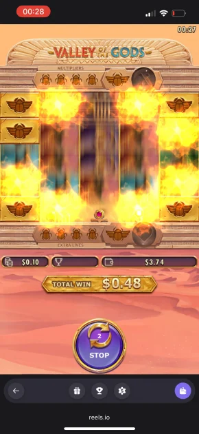 Reels.io casino game