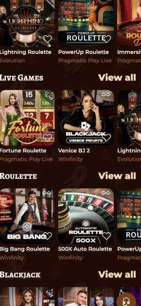 Play Jonny Casino Games