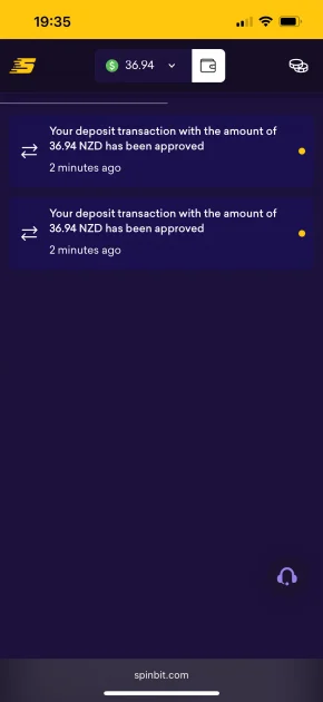 SpinBit Casino Payment