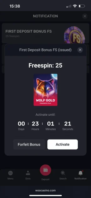Woo Casino Free Spins
