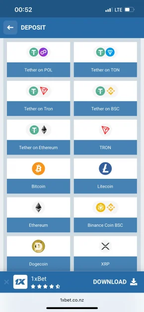 1xbet casino deposit