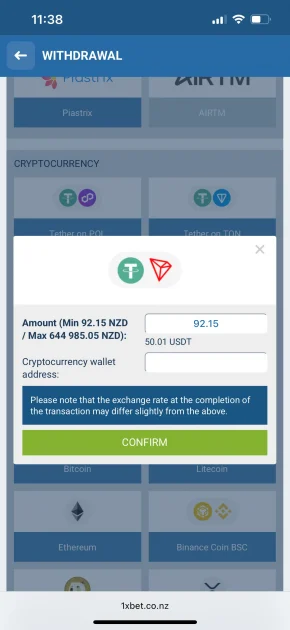 1xBet Casino deposit