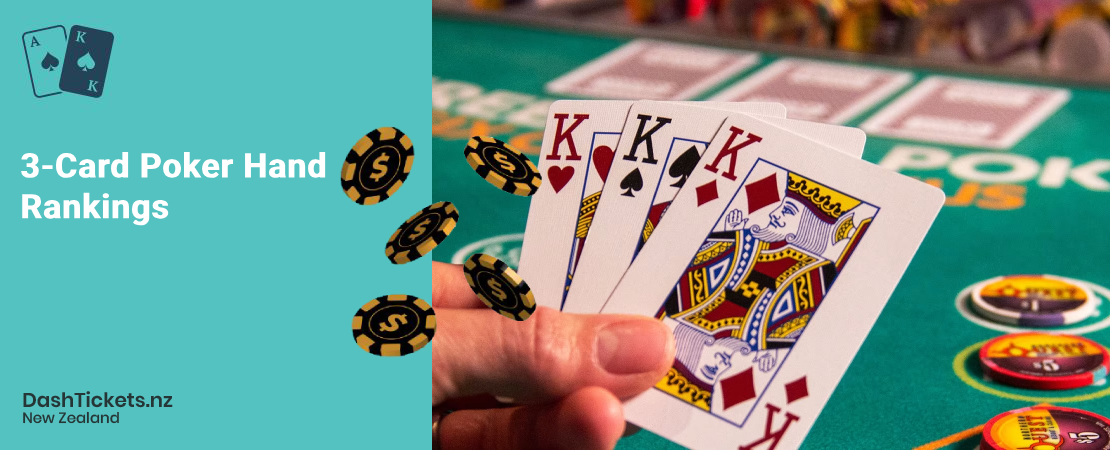 3 card poker hand rankings