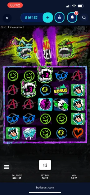 BetBeast Casino game