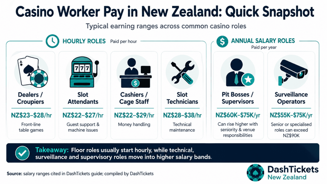 casino worker pay new zealand snapshot
