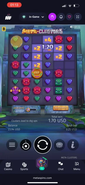 MetaSpins Casino Game