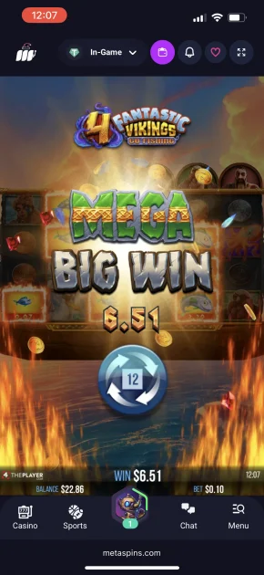 MetaSpins Casino Game