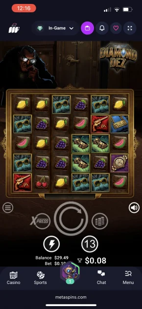 MetaSpins Casino Game