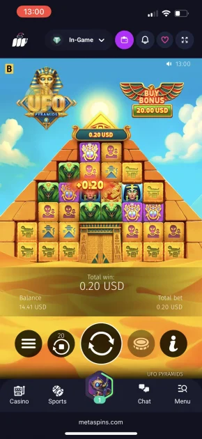 MetaSpins Casino Game