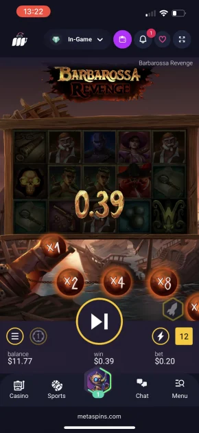 MetaSpins Casino Game