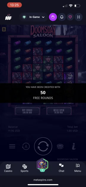 MetaSpins Casino Game