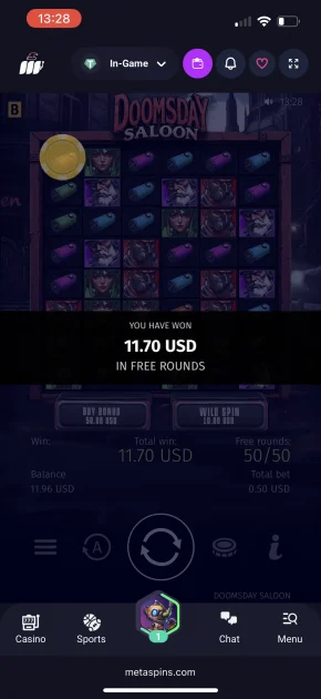 MetaSpins Casino Game