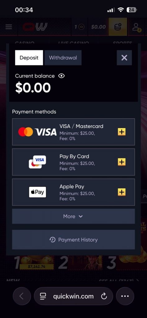 payment methods