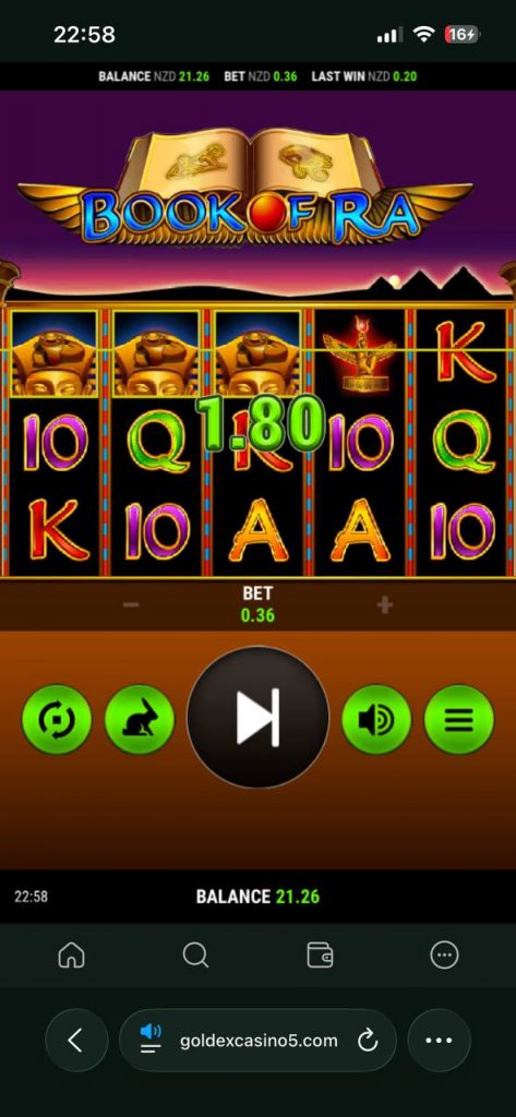book of ra pokie