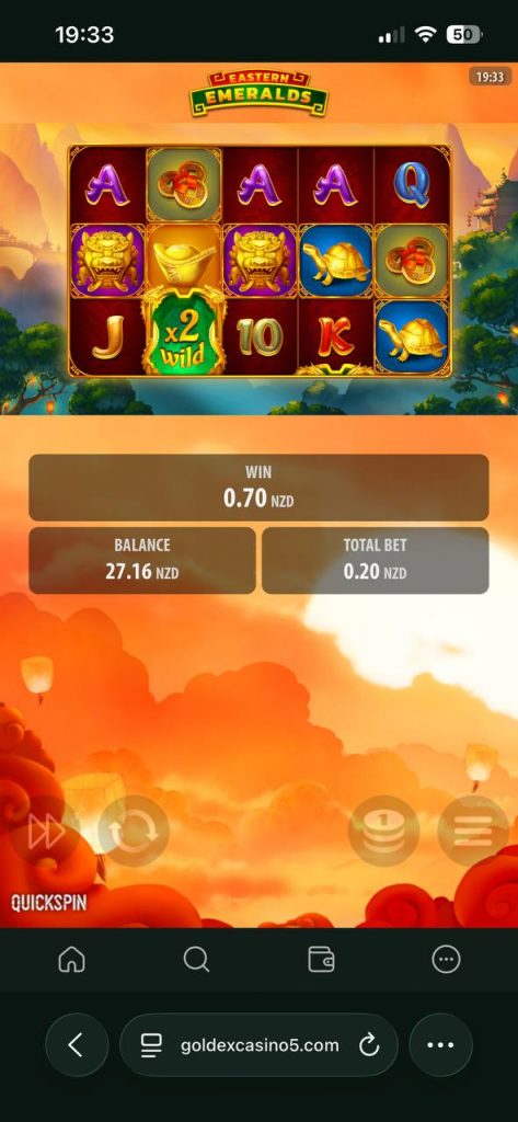 win at eastern emeralds